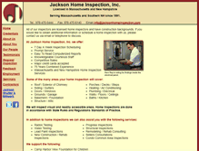 Tablet Screenshot of jacksonhomeinspection.com